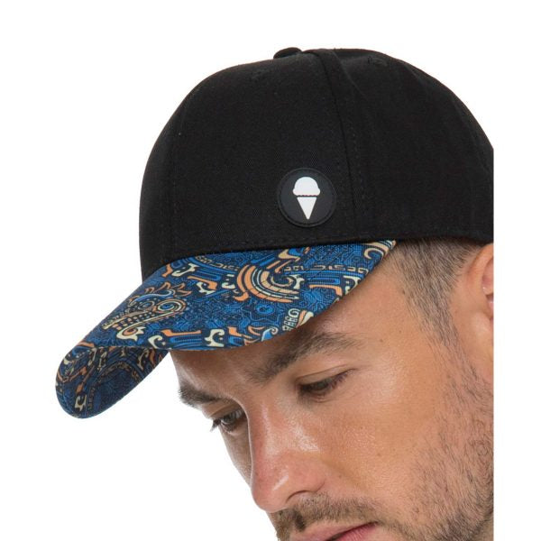 Mayan Dragon Curved Brim Cap