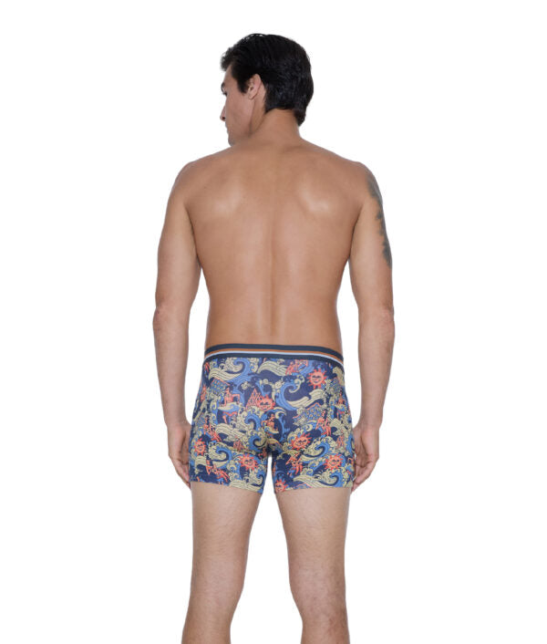MEN ANCIENT WAVES GILBERT BAMBOO FITTED BOXER