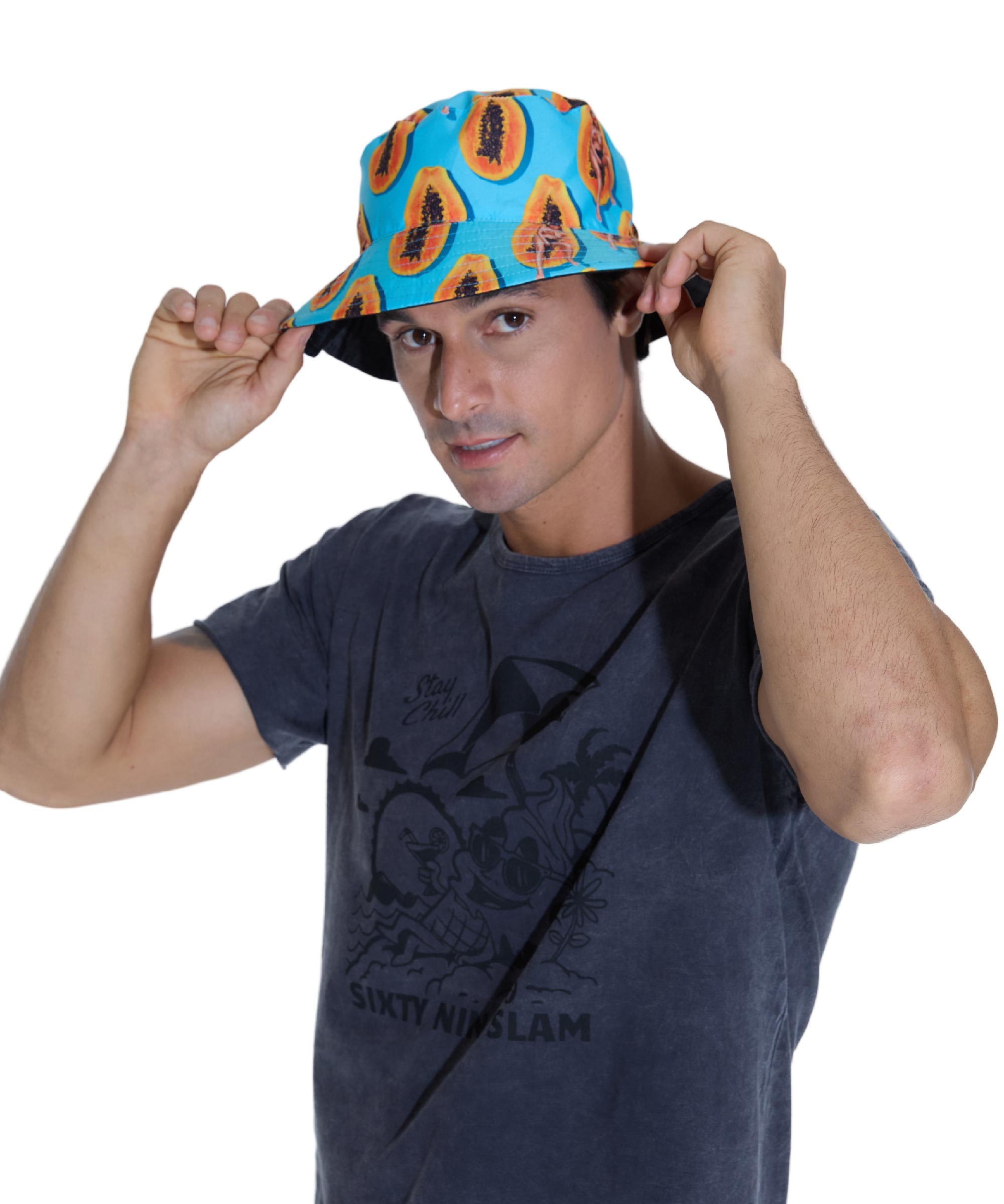 UNISEX PAPAYEAH BOB REVERSIBLE BUCKET HAT