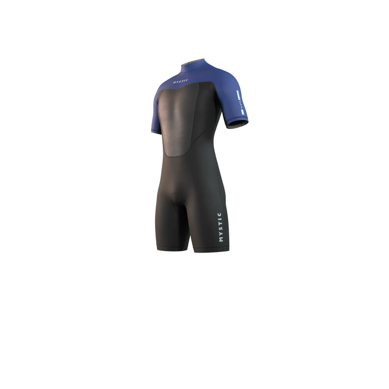 Brand Shorty Wetsuit 2025 - Back Zip - Black/Blue