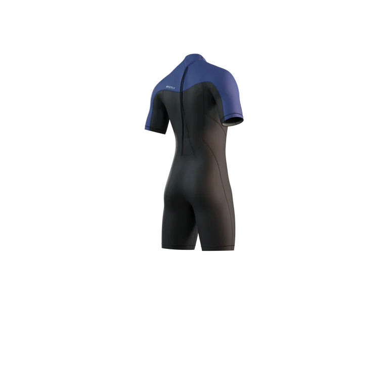 Brand Shorty Wetsuit 2025 - Back Zip - Black/Blue