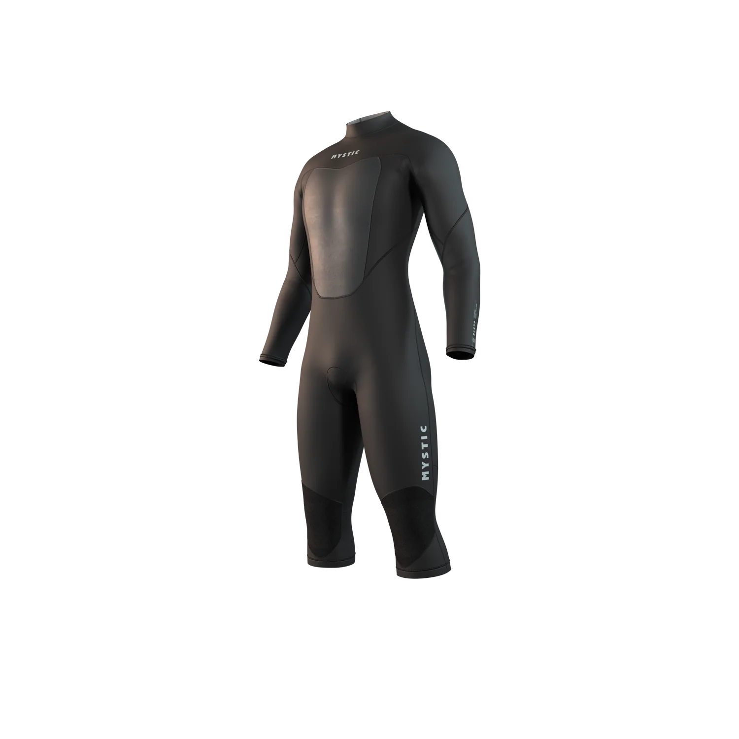 Brand Longarm Shortleg 3/2mm BackZip Flatlock - Black