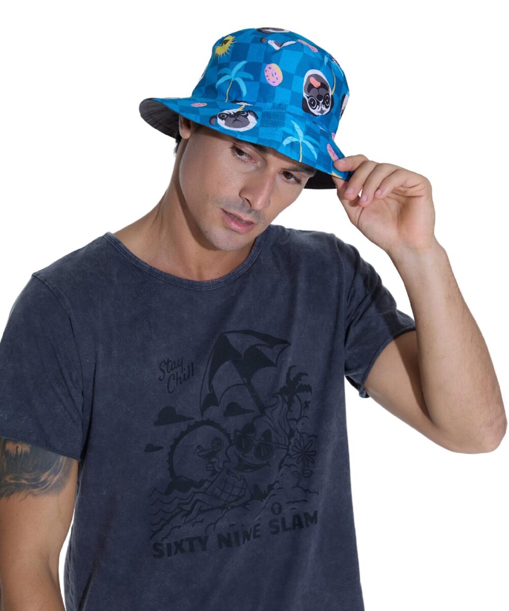UNISEX PUGTASTIC BOB REVERSIBLE BUCKET HAT