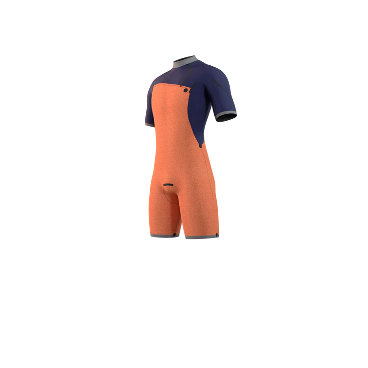 Marshall Shorty 3/2mm Front Zip - Black/Grey