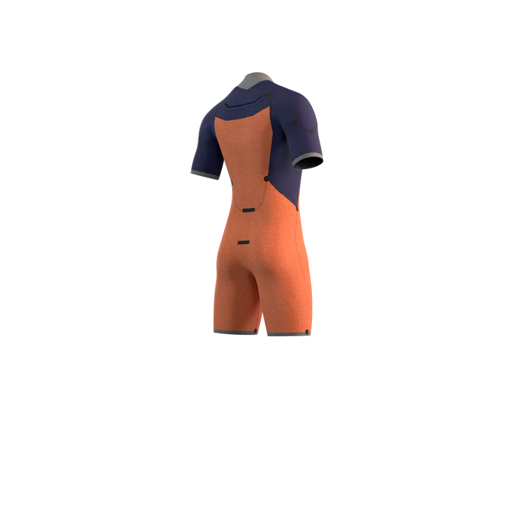 Marshall Shorty 3/2mm Front Zip - Black/Grey