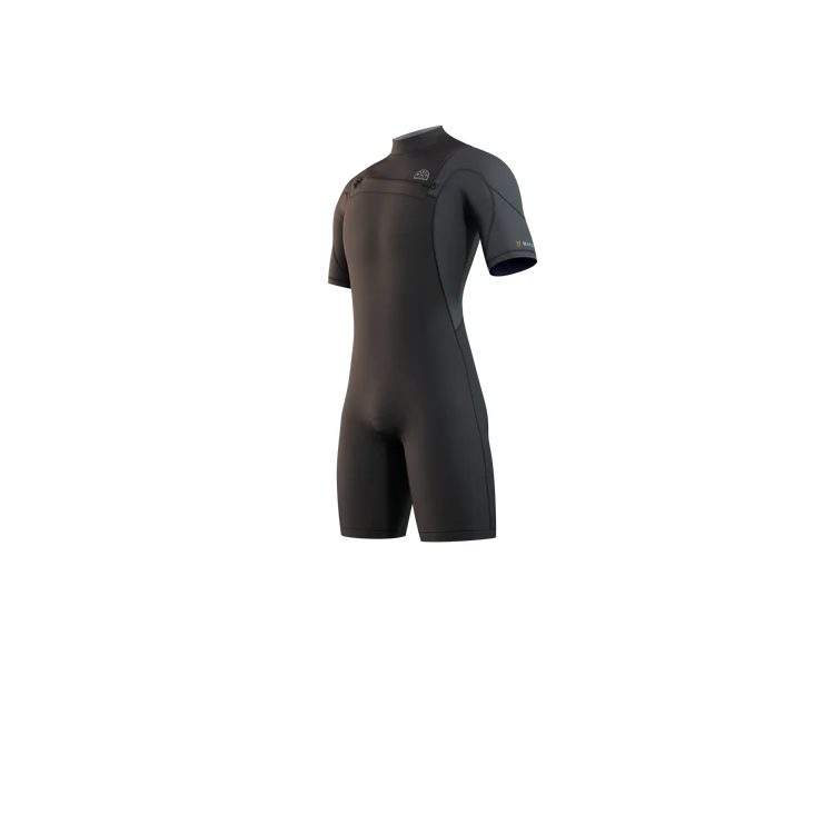 Marshall Shorty 3/2mm Front Zip - Black/Grey