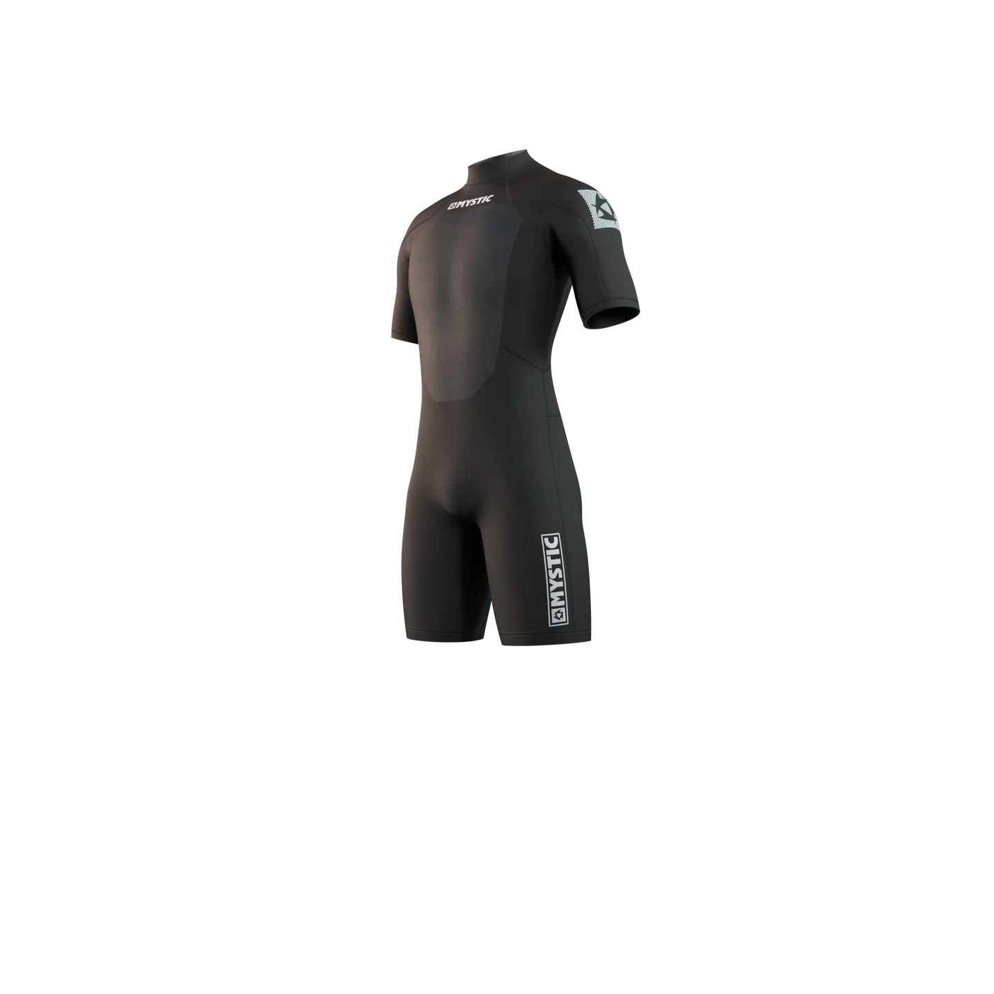 Brand Shorty 3/2mm Back Zip Wetsuit - Black