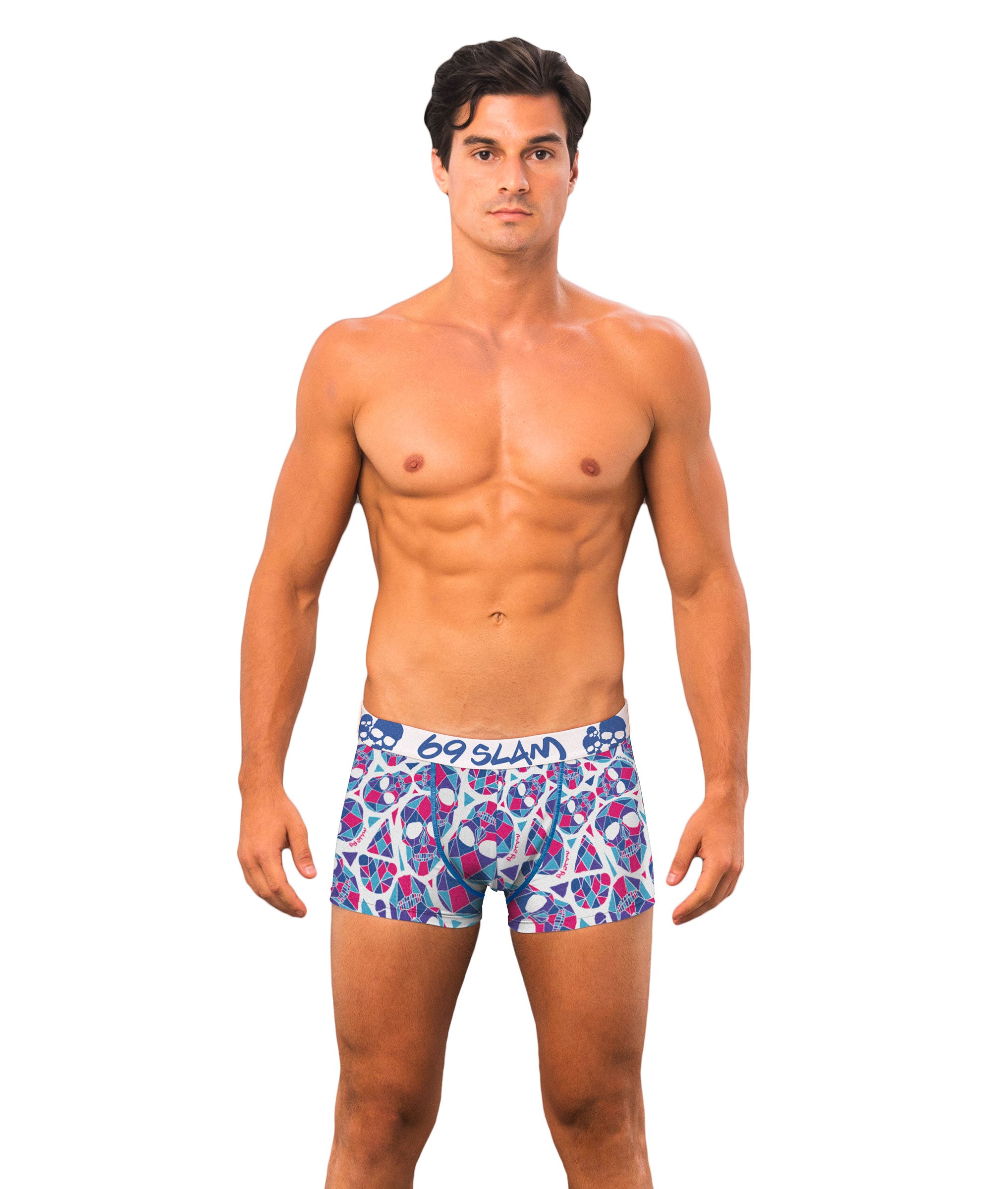 SKULLMOND WHITE HIP BOXER