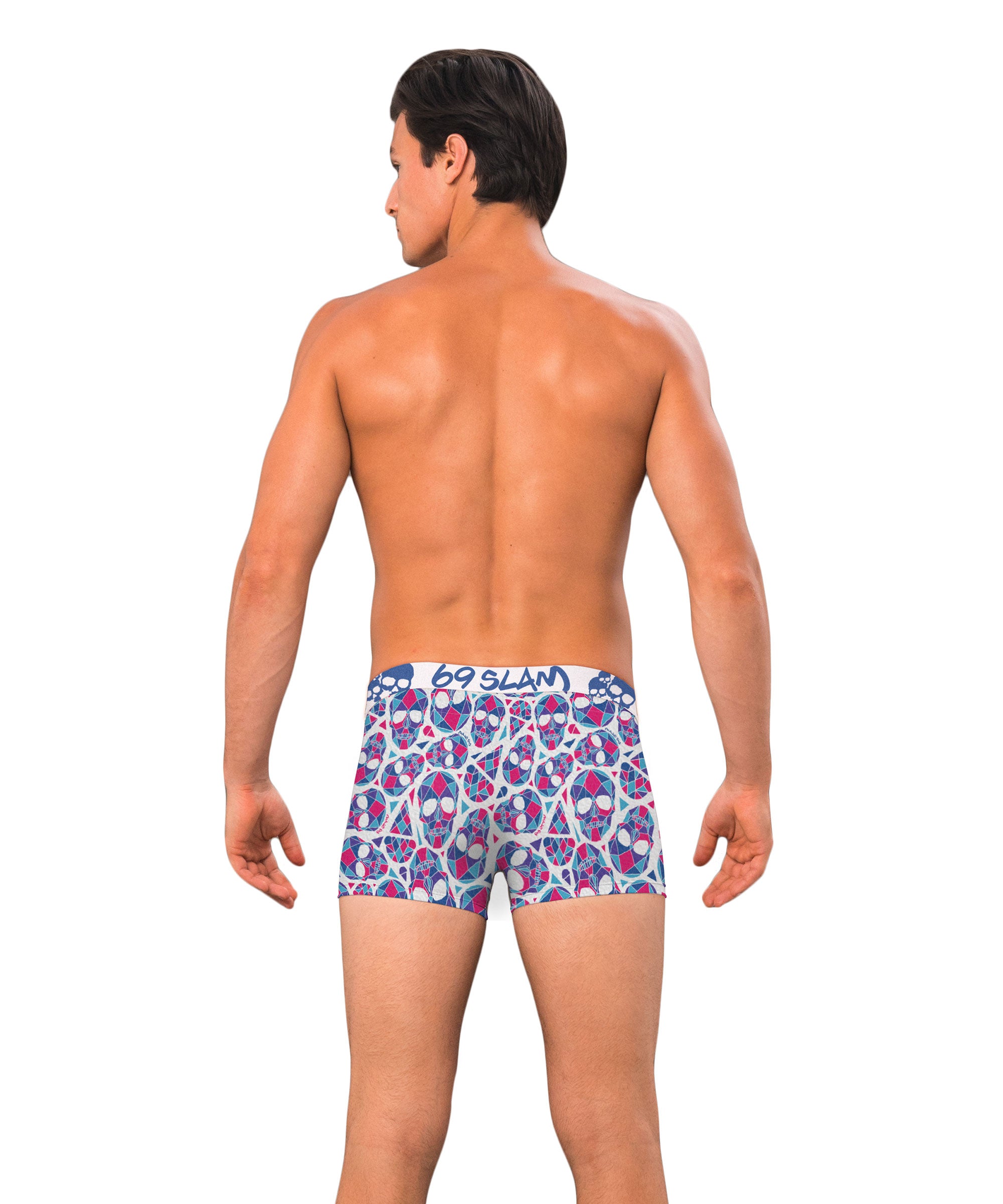 SKULLMOND WHITE HIP BOXER