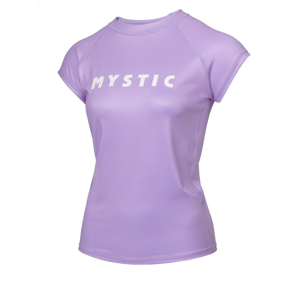 Star Short Sleeve Rash Vest Women - Lilac - 2022