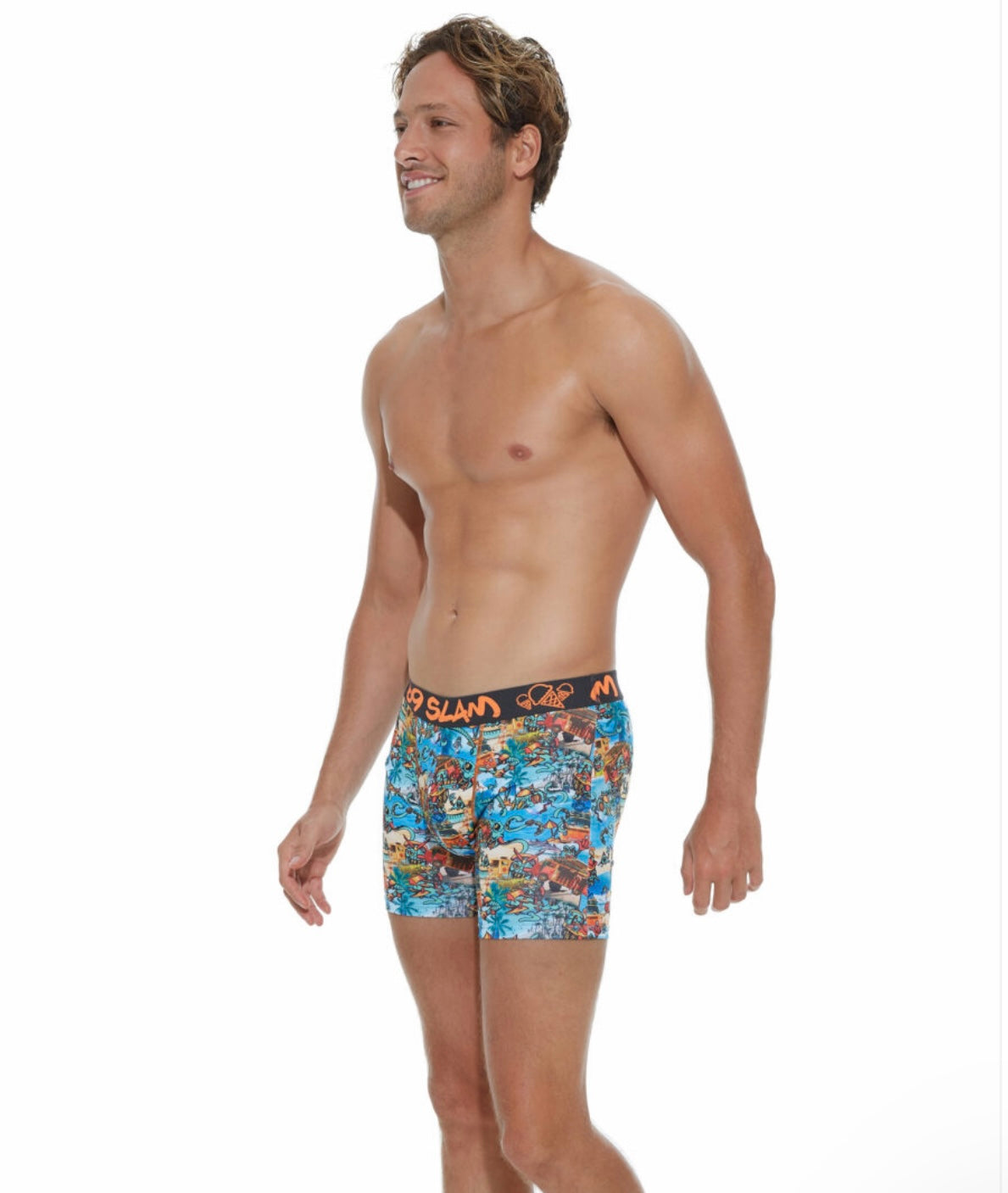MEN BEACH BUGGER DYLAN FITTED BOXER