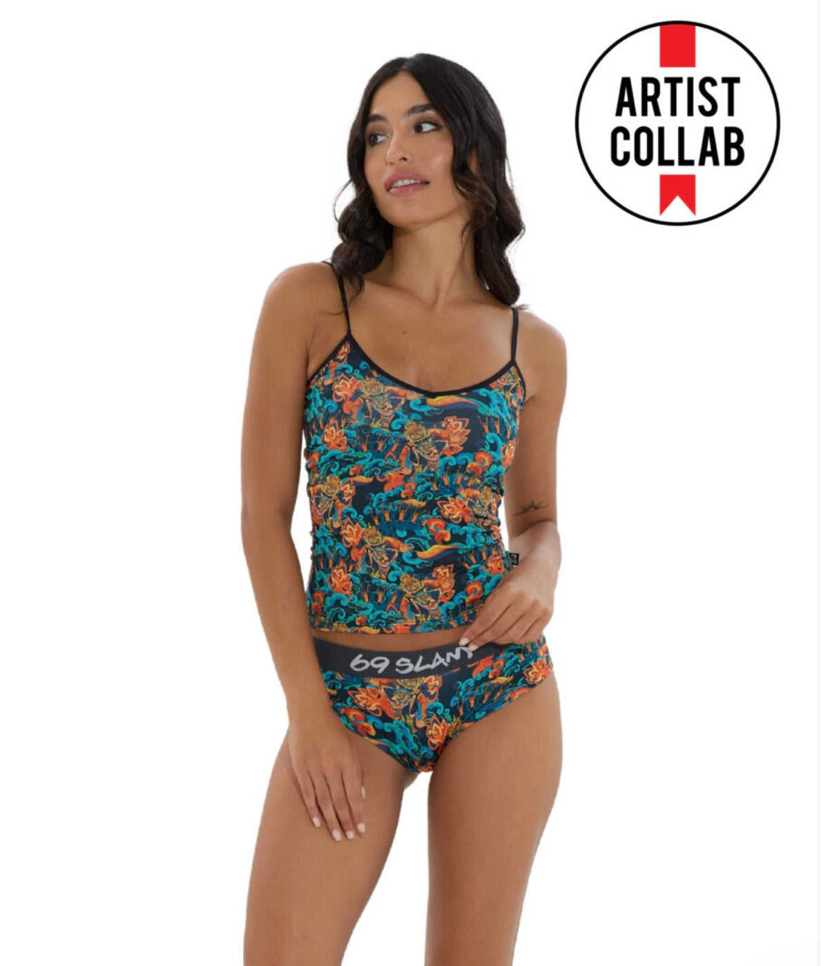 WOMEN FIRE DANCE ELLA SINGLET TOP