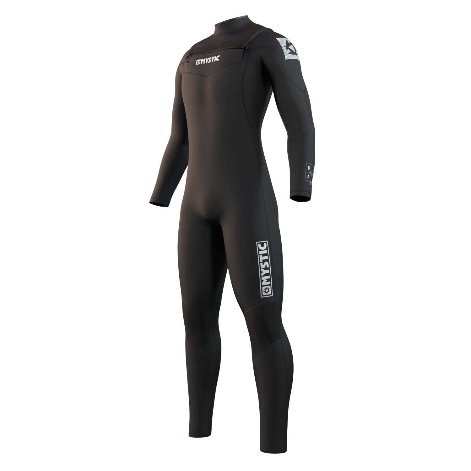 Star 3/2mm Double Front-Zip Fullsuit Wetsuit - Black