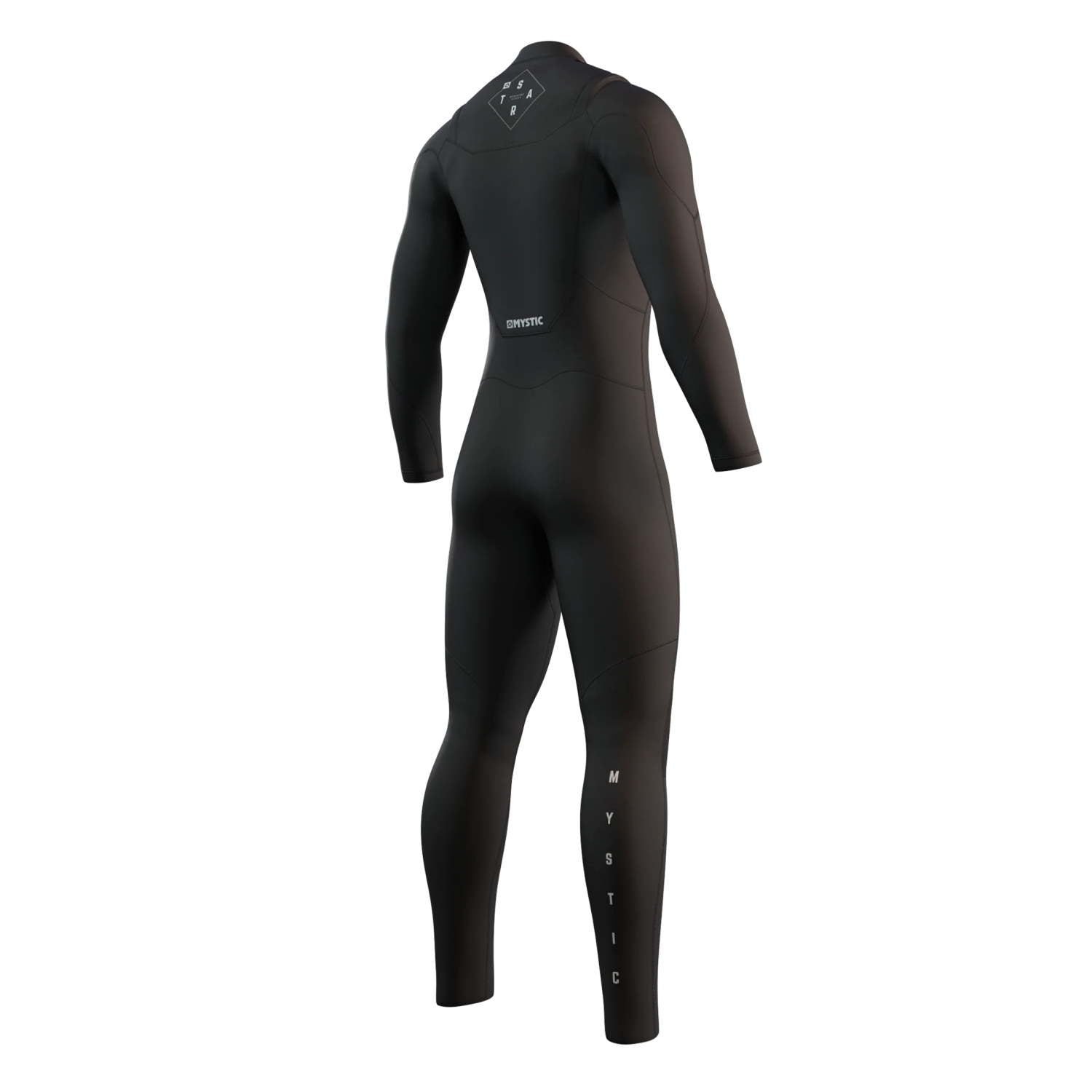 Star 3/2mm Double Front-Zip Fullsuit Wetsuit - Black