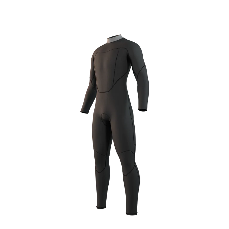 Brand 2025 Fullsuit Back Zip Wetsuit 3/2mm - Black