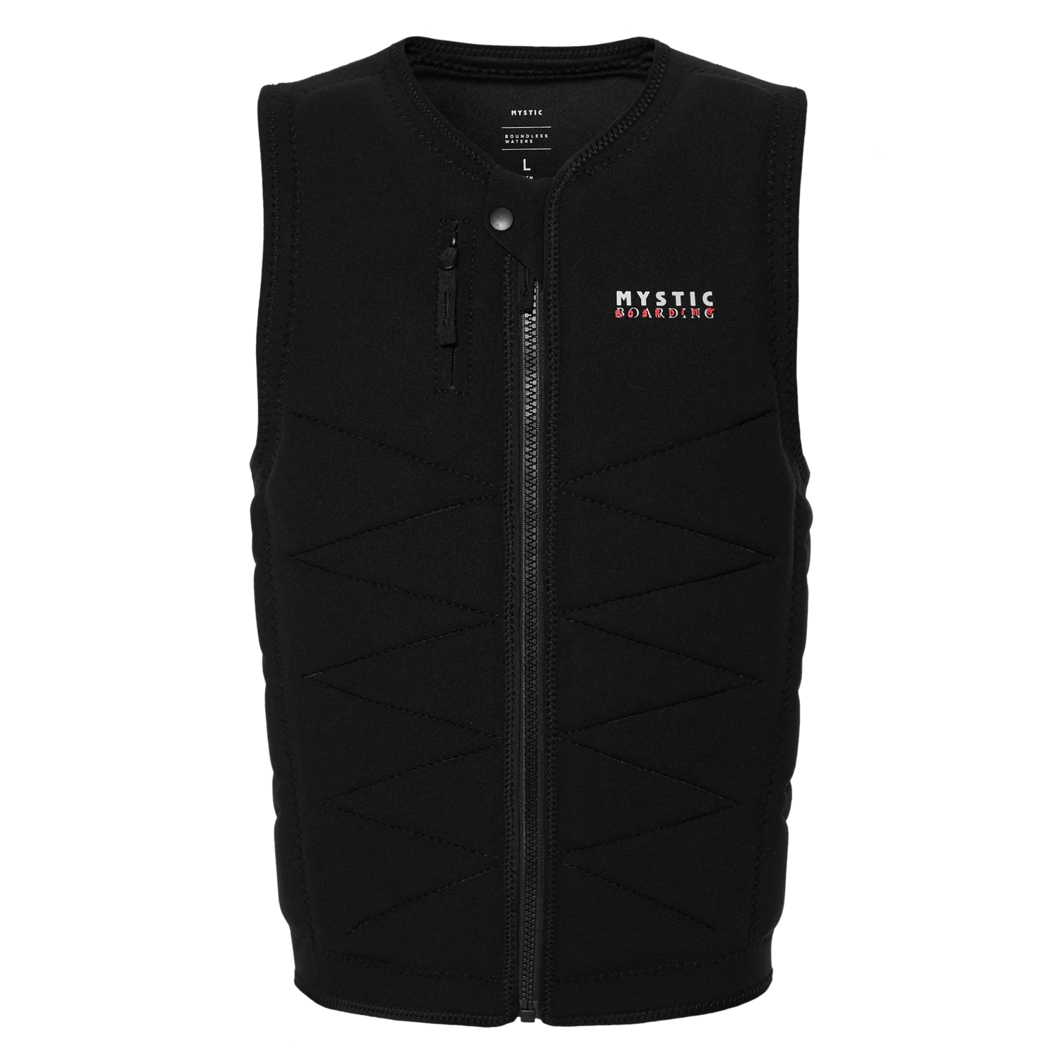 Outlaw Impact Vest Fzip Wake - Black