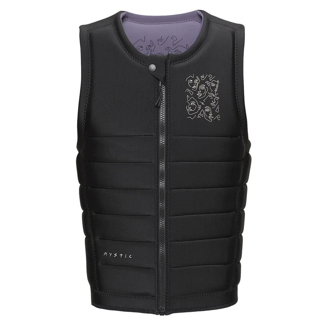 Mayhem Impact Vest Fzip Wake - Black