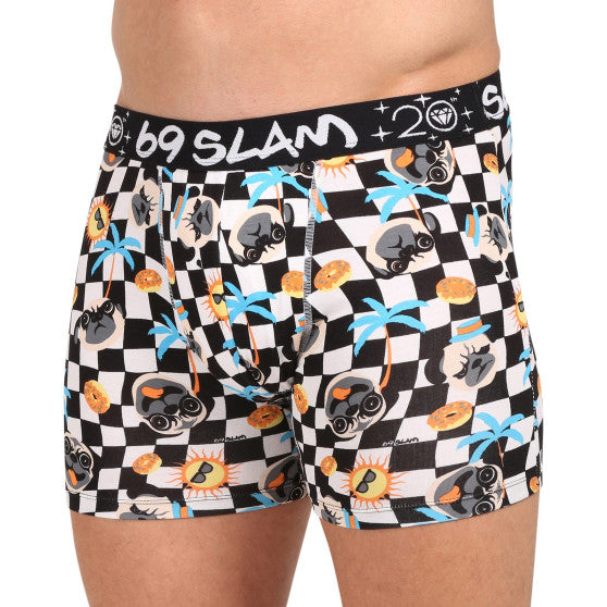 MEN PUGTASTIC ELIJAH BAMBOO FITTED BOXER