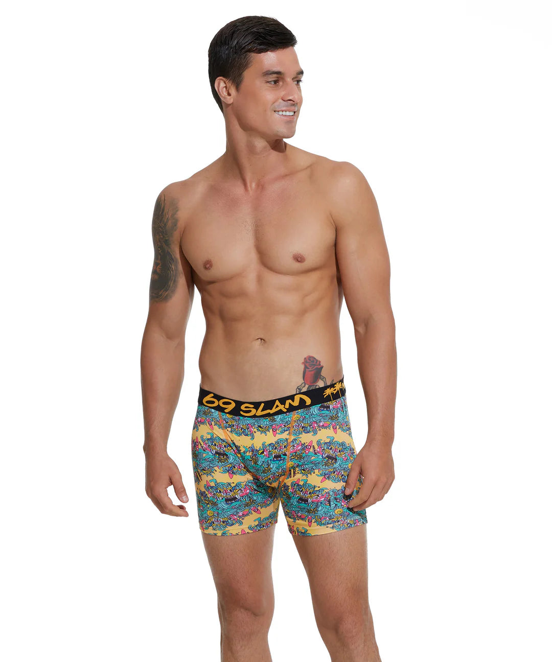 ISLAND OF PARADISE FITTED FIT BOXER