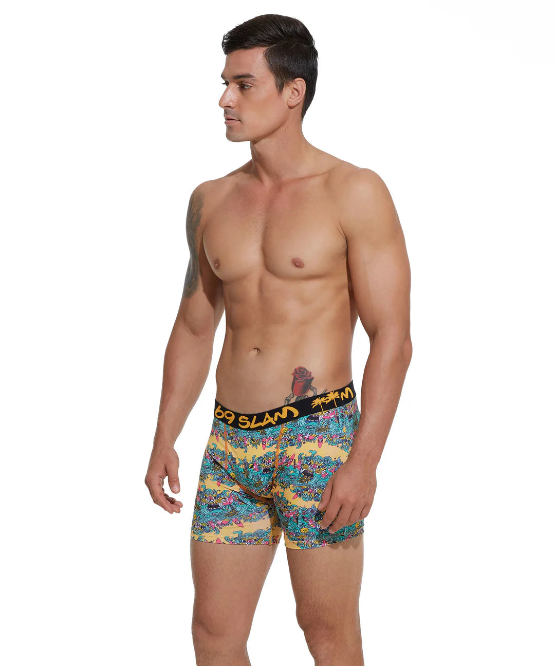 ISLAND OF PARADISE FITTED FIT BOXER