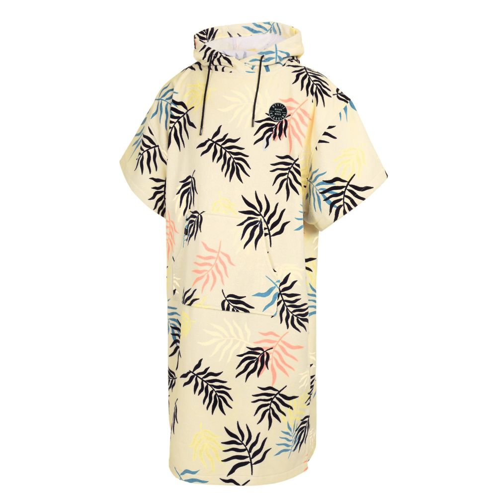 Poncho Velours AOP - Yellow