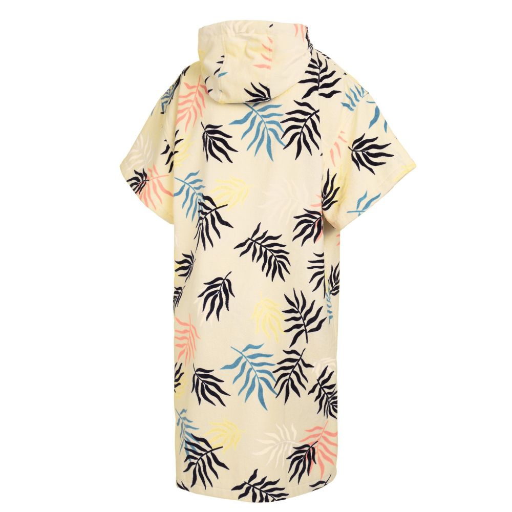 Poncho Velours AOP - Yellow