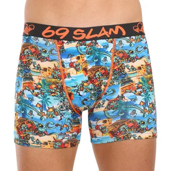 MEN BEACH BURGER DYLAN FITTED BOXER
