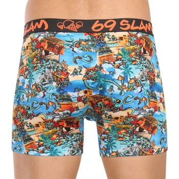 MEN BEACH BURGER DYLAN FITTED BOXER