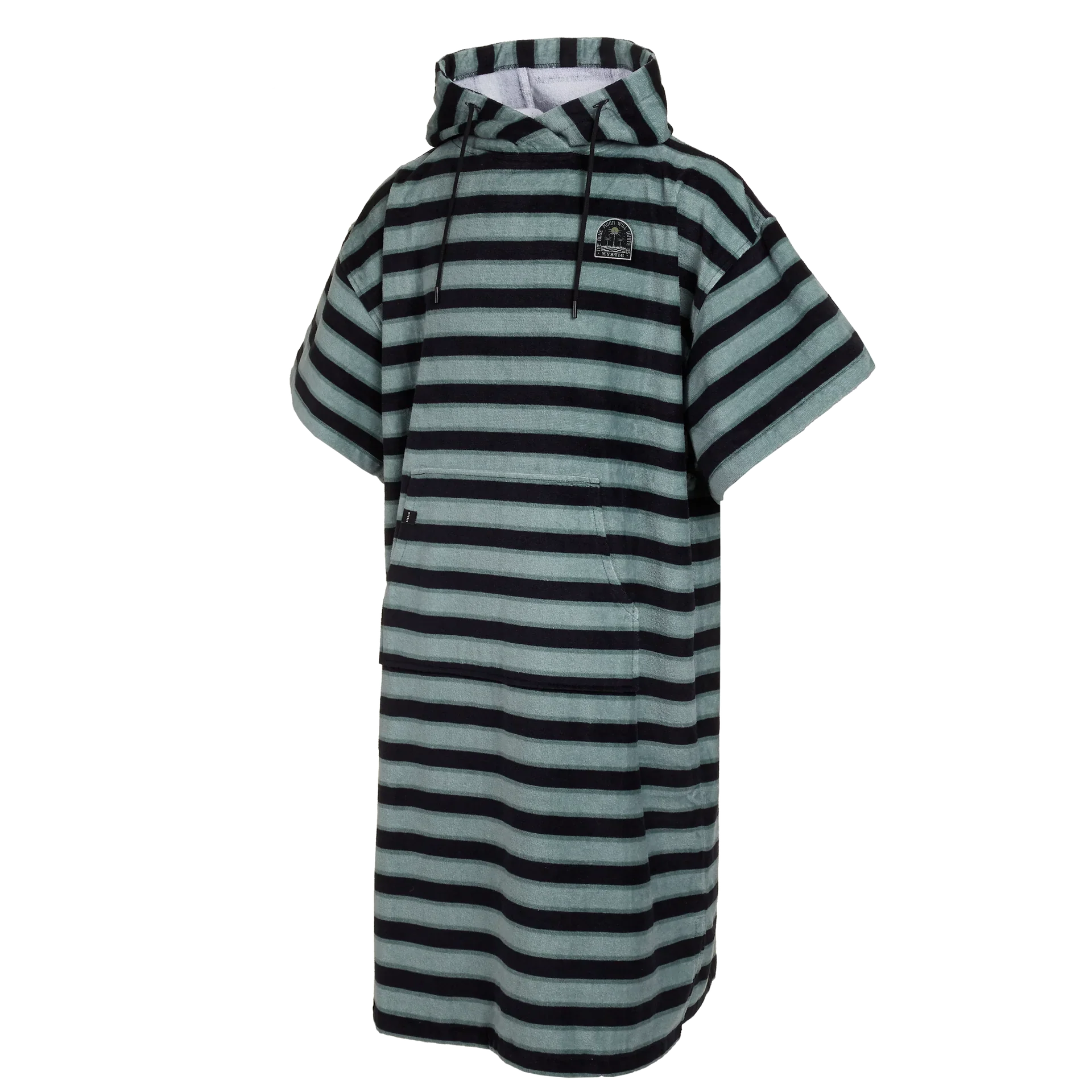 Poncho Velours AOP - Grey