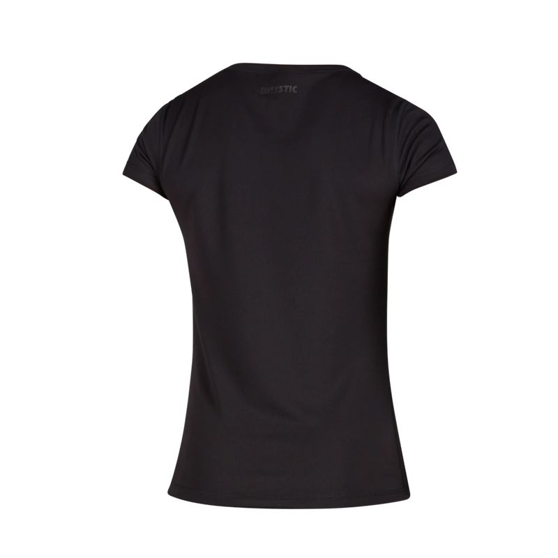 Star Short Sleeve Rash Vest Women - Black - 2022