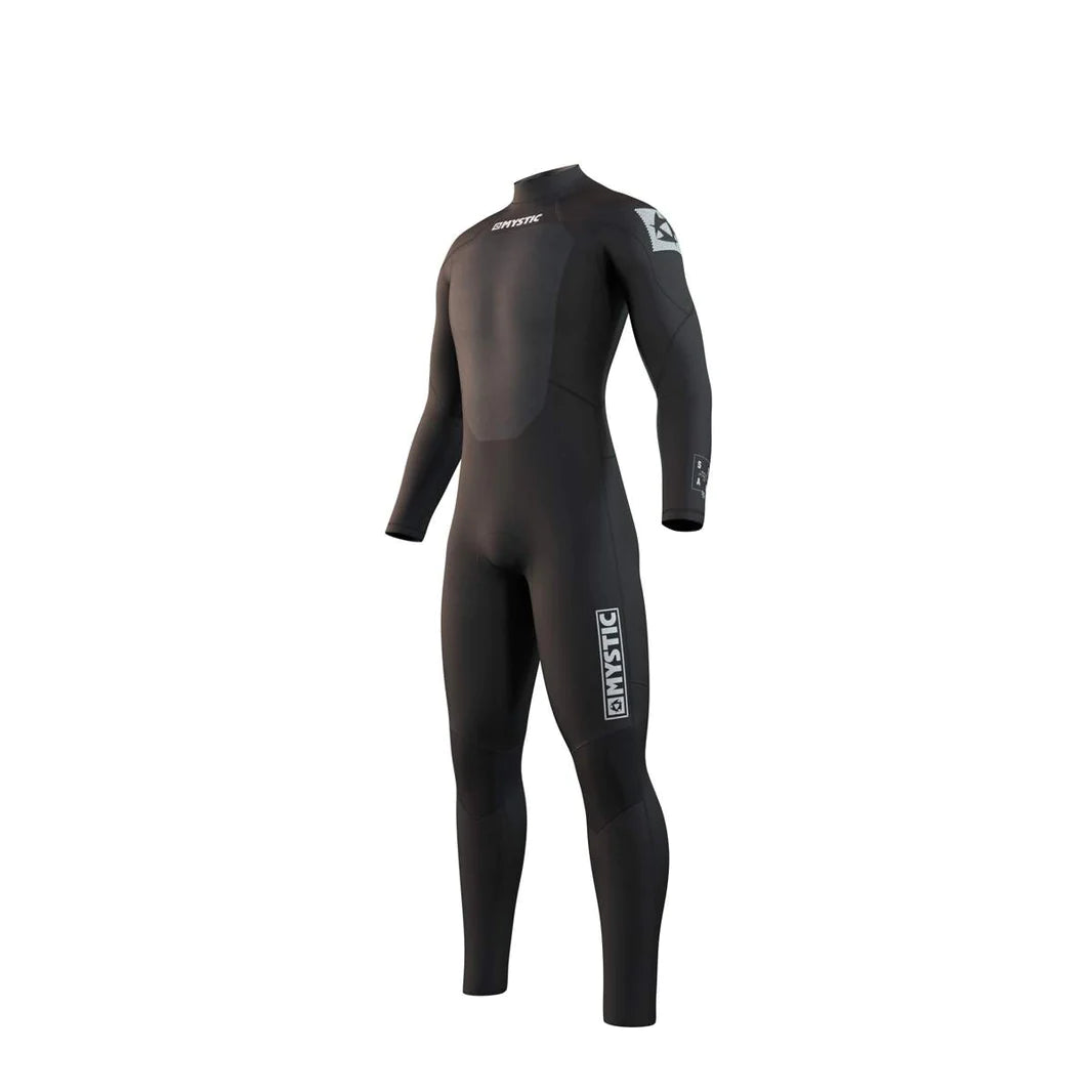 Star 5/3mm Back Zip Wetsuit - Black - 2024