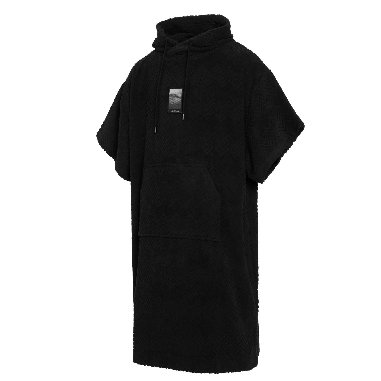 Poncho Jacquard - Black