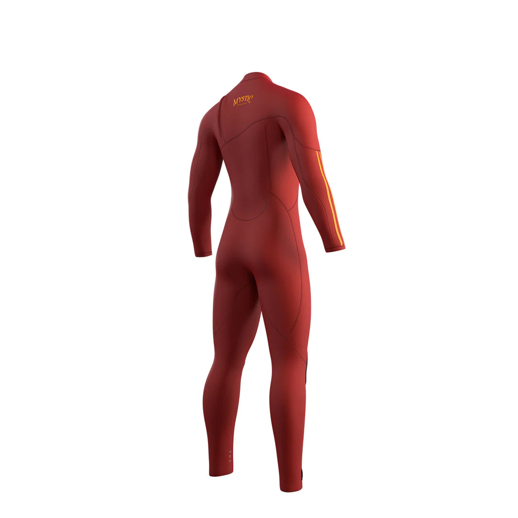 The One Wetsuit 4/3mm Zipfree - Red - 2023