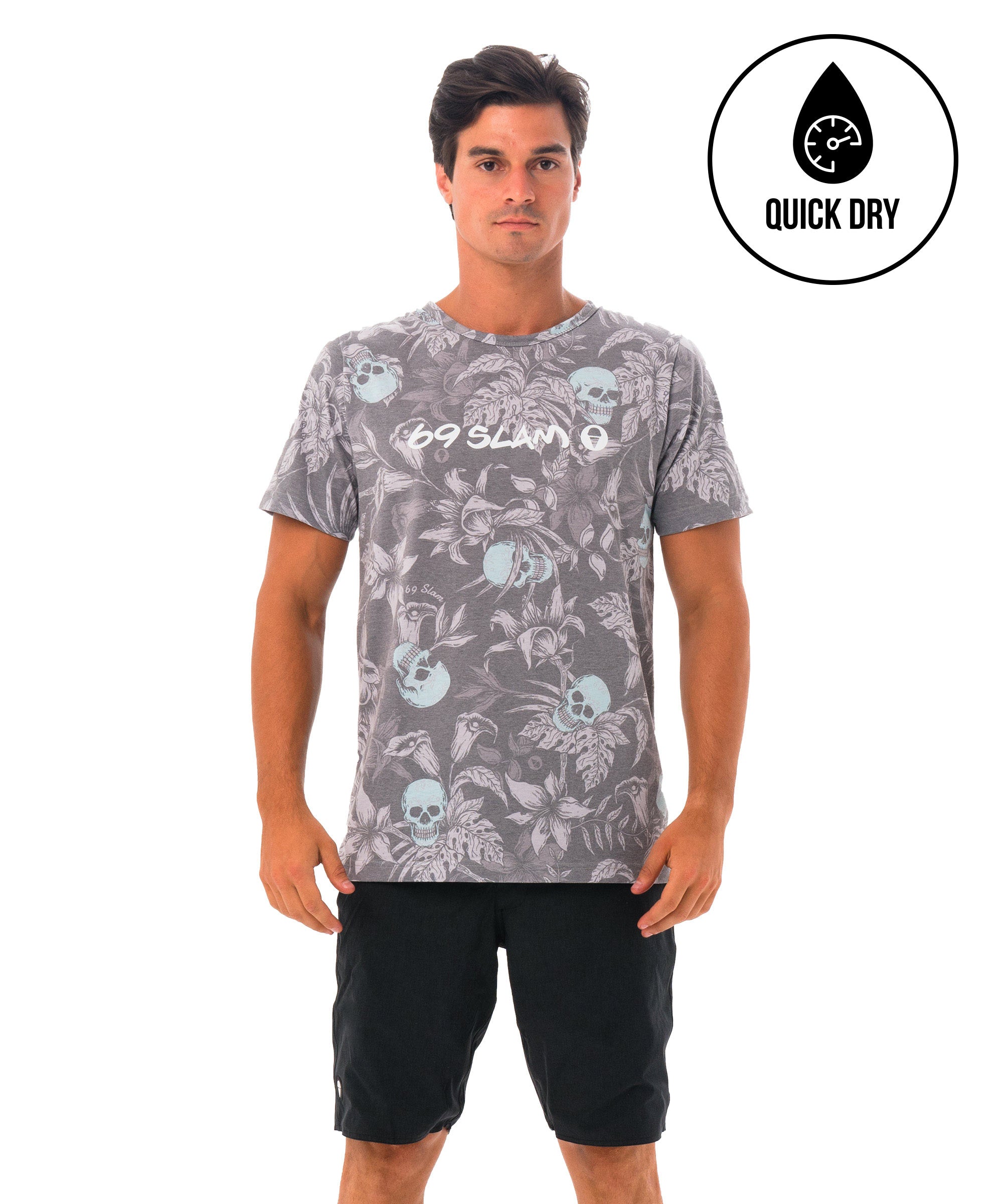 WILD GARDEN BLUE HANS RASH TEE