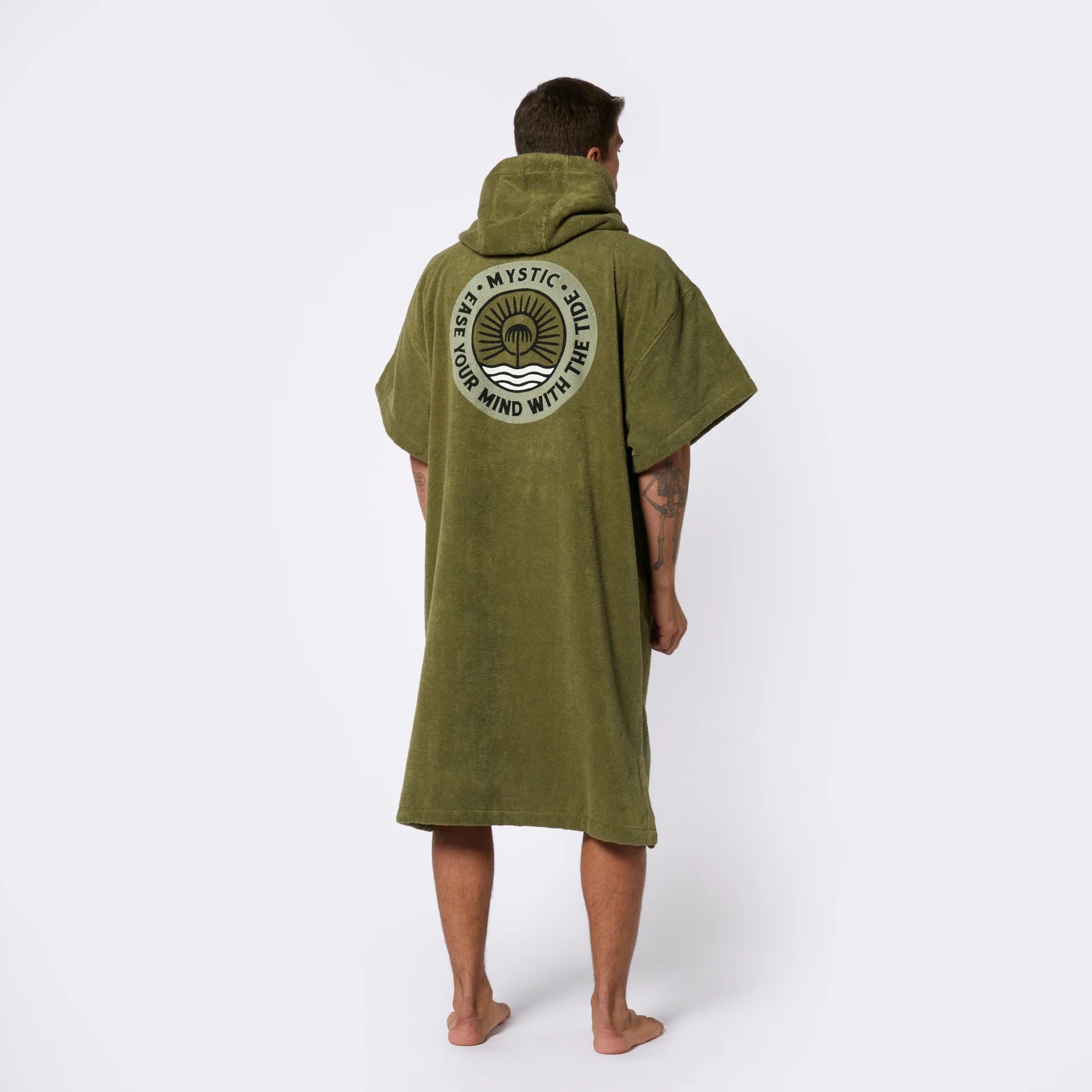 VELOURS ARTWORK PONCHO