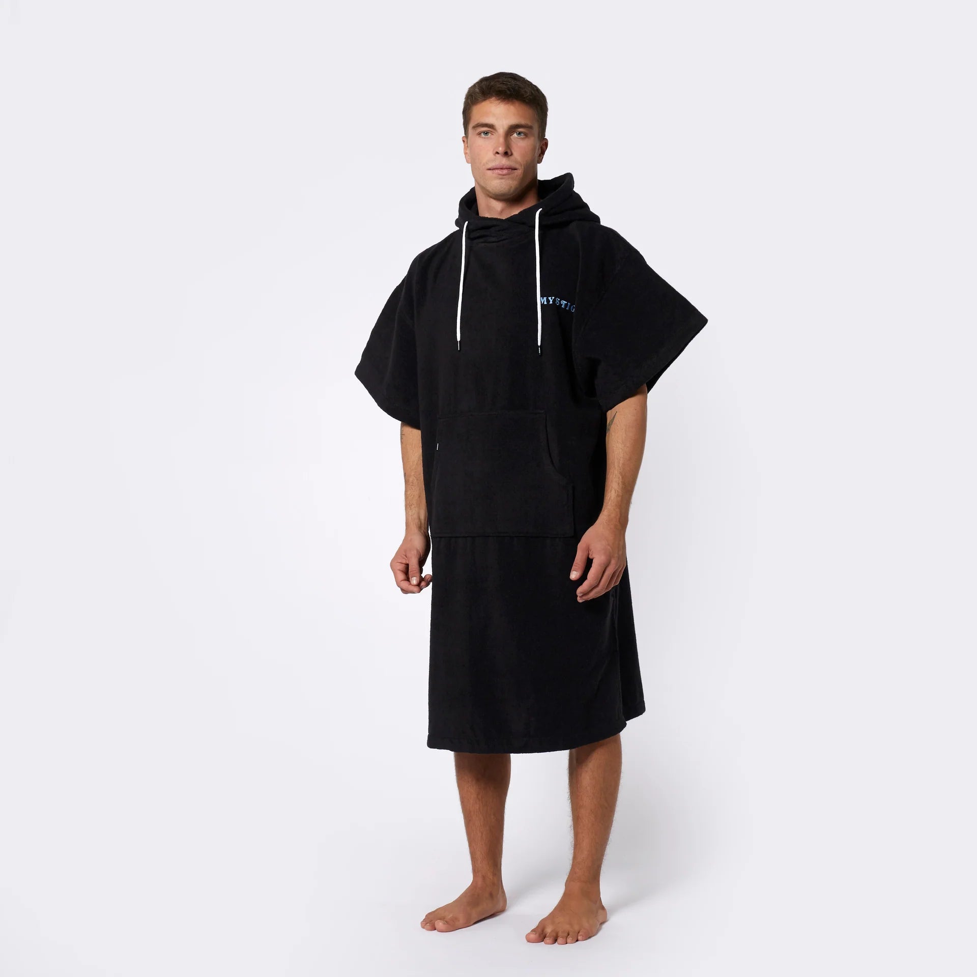 Poncho Velour Artwork - Black